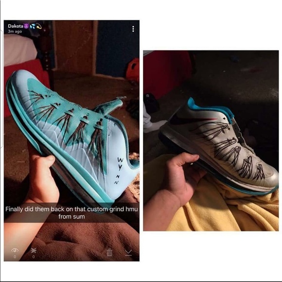 Custom shoes you can contact me at +15707092887 - Picture 5 of 8